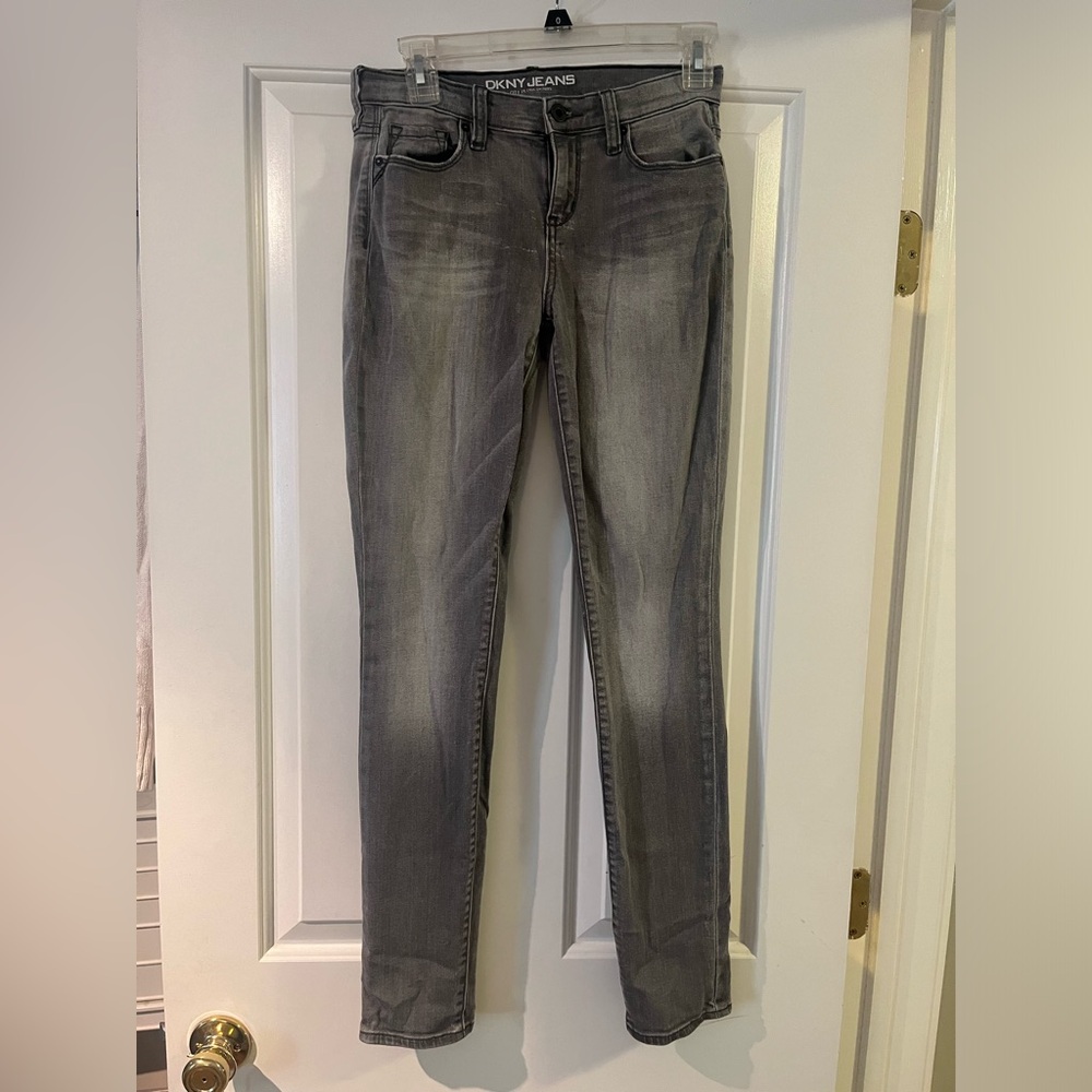 DKNY Women's Gray City Ultra Skinny Jeans